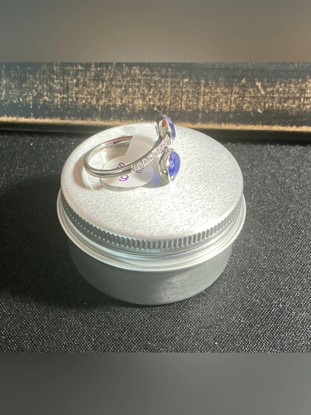 Bomb Party Ring “She’s Got Momentum” Size 9 Rhodium